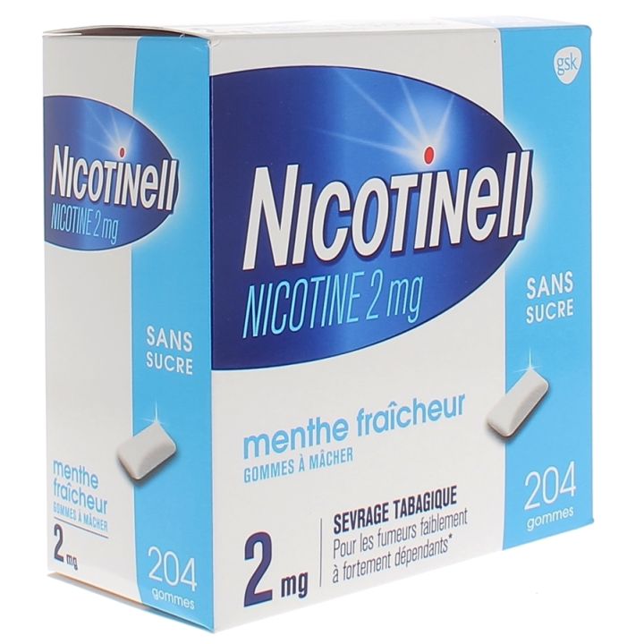Nicotinell frische Minze 2mg zuckerfreie Kaugummis