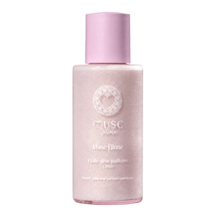 Glänzendes Öl mit weißem Moschus Musc Intime - Flasche mit 100 ml