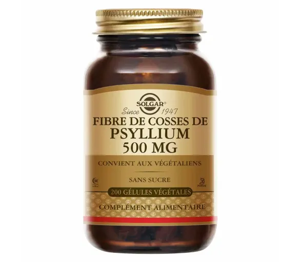 Psylliumschalenfaser 5000mg Solgar - Dose mit 200 Kapseln - image 1