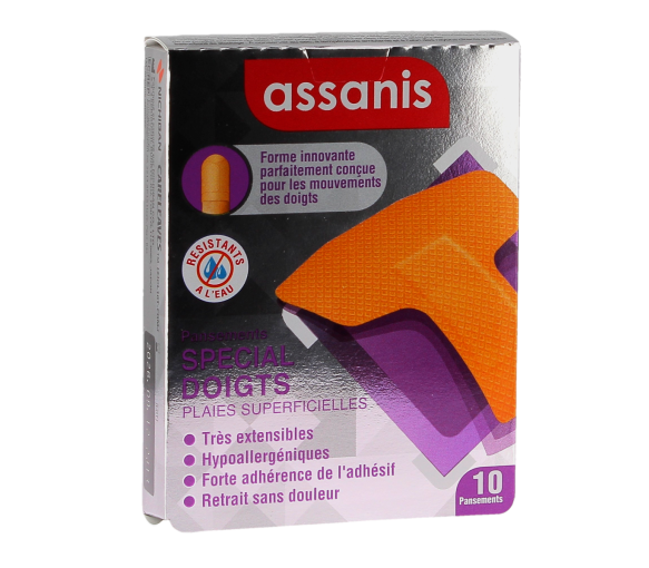 Fingerpflaster Assanis - Schachtel mit 10 Pflastern - image 1
