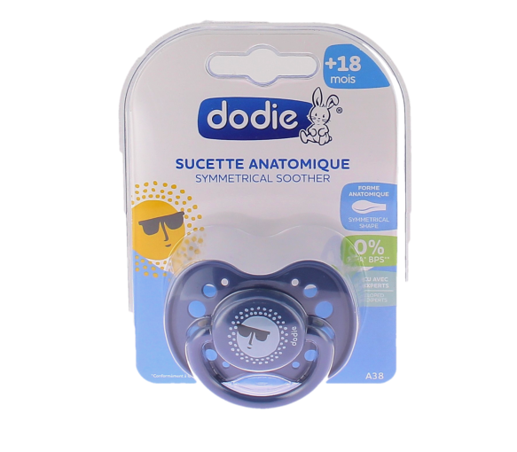 Anatomische Schnuller +18 Monate Dodie - ein Schnuller