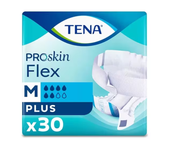 ProSkin Flex Schutz mit Gürtel M Tena - Packung mit 30 Schutzvorrichtungen