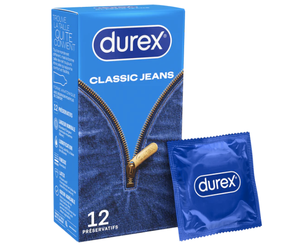 Klassische Jeans Komfort und Vertrauen Durex - 12 Kondome - image 1