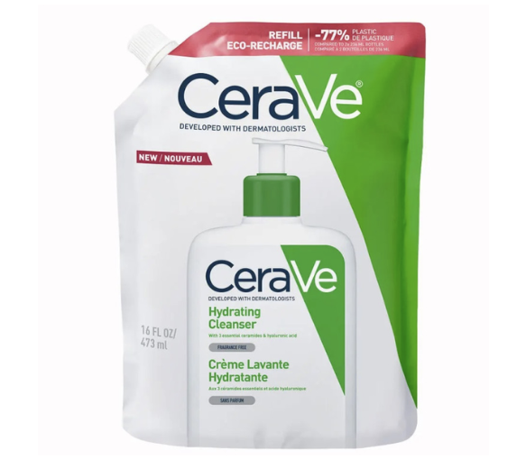 Feuchtigkeitsspendende Reinigungscreme Cerave - Nachfüllpackung mit 473 ml - image 1