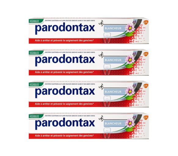 Fluorid Zahnpasta Parodontax - 4er Pack mit 75ml Tuben