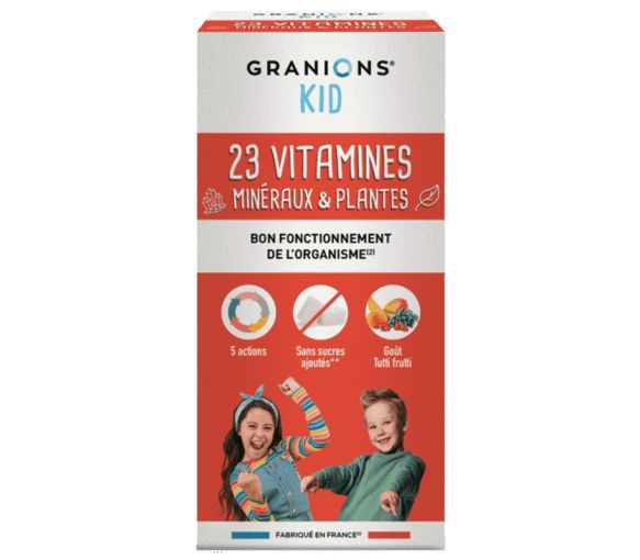 23 Vitamine Mineralien und Pflanzen Kids Granions - Flasche mit 200 ml - image 1