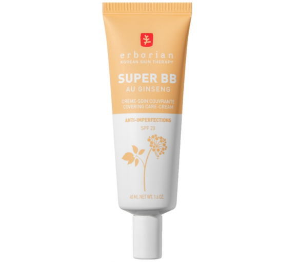 Super BB Creme-Pflege deckend gegen Unreinheiten nude SPF 20 Erborian - Tube mit 40 ml - image 2