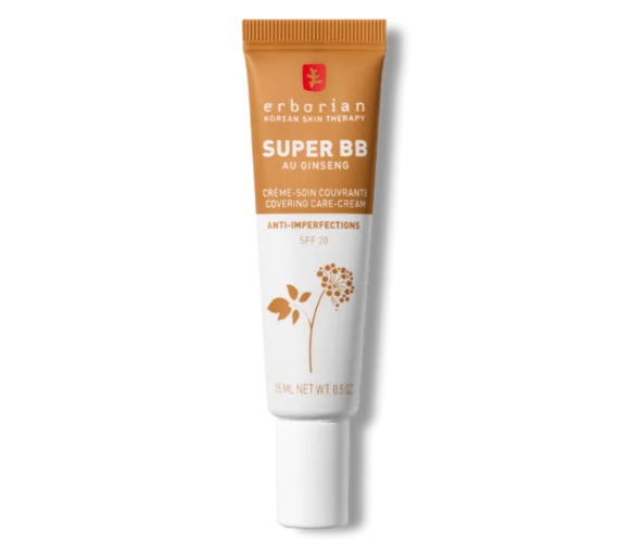 Super BB-Creme Pflege mit deckender Wirkung gegen Unreinheiten Caramel SPF 20 Erborian - Tube mit 15 ml - image 2
