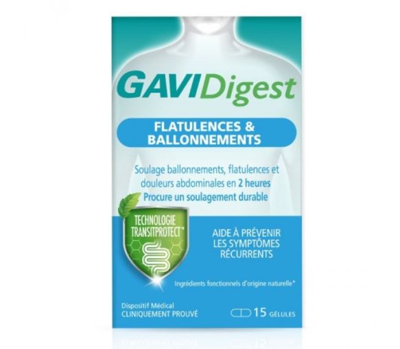 GAVIDigest Blähungen und Völlegefühl Reckitt - Packung mit 15 Kapseln