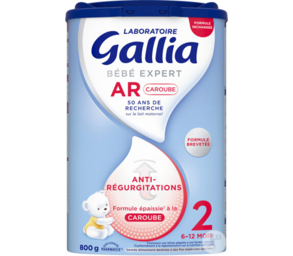 Bébé Expert AR Johannisbrotkernmehl Milchpulver 2. Alter Gallia - Dose 800g