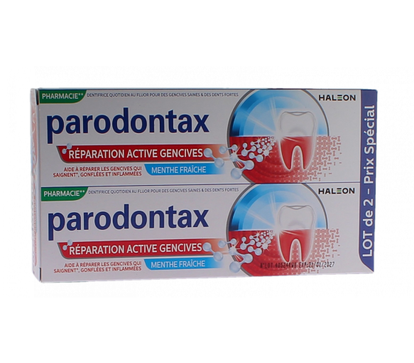 Zahnpasta zur aktiven Reparatur des Zahnfleisches Parodontax - 2er-Pack mit 75 ml Tuben - image 1