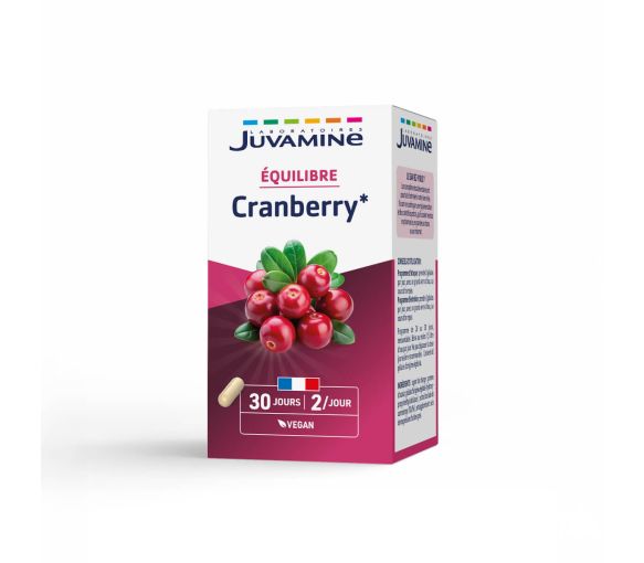 Konzentrierte Cranberry-Formel Juvamine - Packung mit 30 Kapseln - image 1