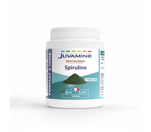Spirulina Revitalisierend Juvamine - Packung mit 90 Tabletten - image 1