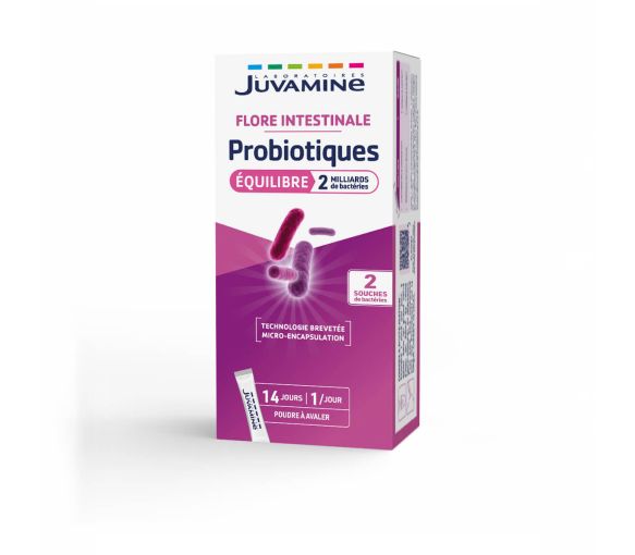 Mikrobiotische Darmflora Juvamine - Packung mit 14 Sticks - image 1