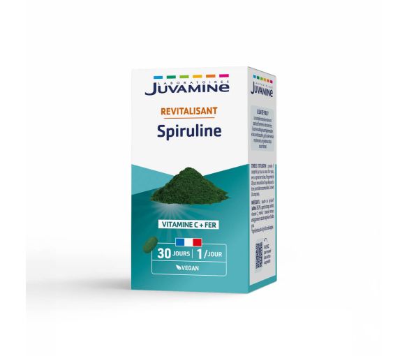 Spirulina revitalisierend Juvamine - Packung mit 30 Tabletten - image 1