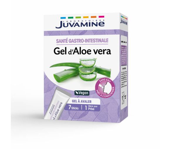 Aloe Vera Gel Juvamine - Packung mit 7 Sticks zum Schlucken - image 1