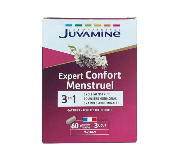 Experte Menstruationskomfort 3in1 Juvamine - Packung mit 60 Tabletten - image 1