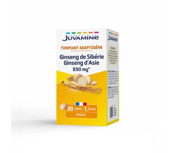 Sibirischer Ginseng Asiatischer Ginseng Juvamine - Packung mit 30 Tabletten - image 1