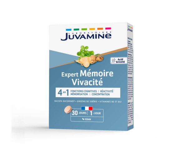 Experte Gedächtnis Vitalität Juvamine - Packung mit 30 Tabletten - image 1