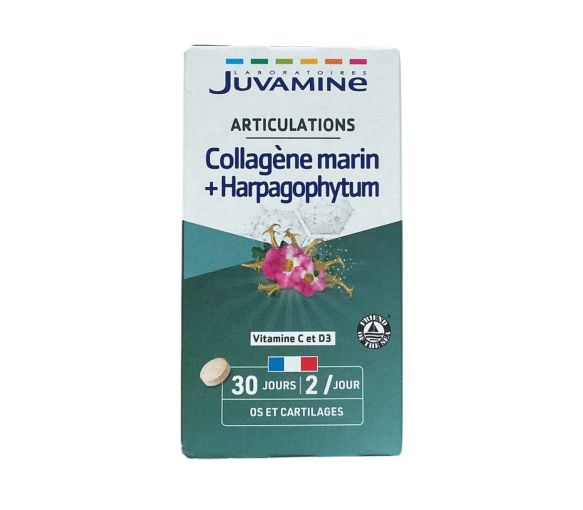 Gelenke Marine Kollagen und Teufelskralle Juvamine - Packung mit 60 Tabletten - image 1