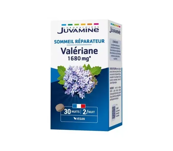 Valeriana 1680mg Juvamine - Packung mit 50 Kapseln