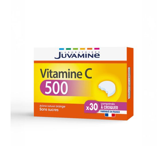 Vitamin C 500 Juvamine - Packung mit 30 Kaudabletten - image 1