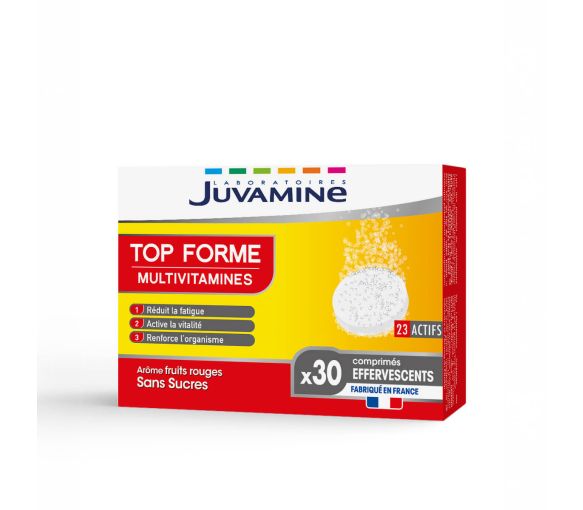 Top Forme Multivitamine Juvamine - Packung mit 30 Brausetabletten - image 1