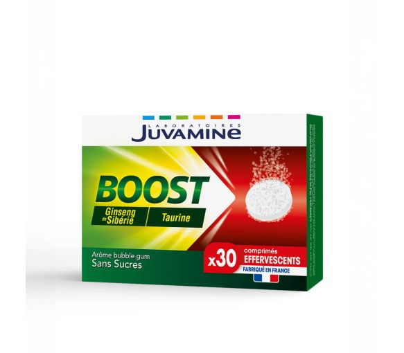 Boost Taurin & Ginseng Juvamine - 30 Brausetabletten - image 1