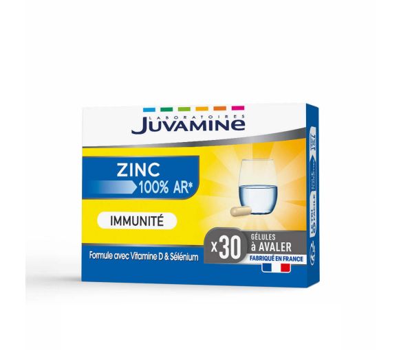 Zink Immunität Juvamine - Packung mit 30 Kapseln - image 1