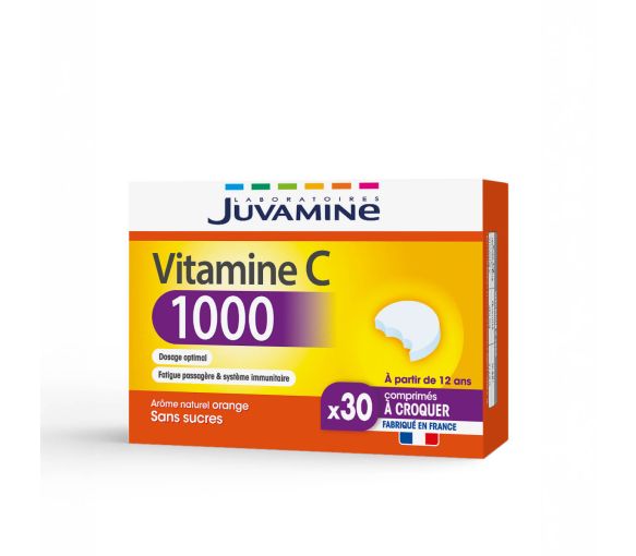 Vitamin C 1000 Juvamine - Packung mit 30 Kaudabletten - image 1