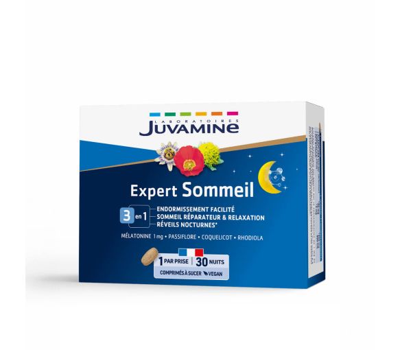 Expert Schlaf 3in1 Juvamine - Packung mit 30 Lutschtabletten - image 1