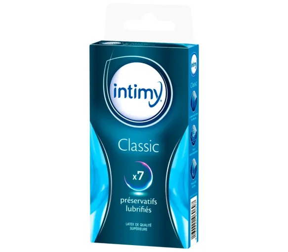 Classic Intimy Gleitmittelkondome - Packung mit 7 Kondomen