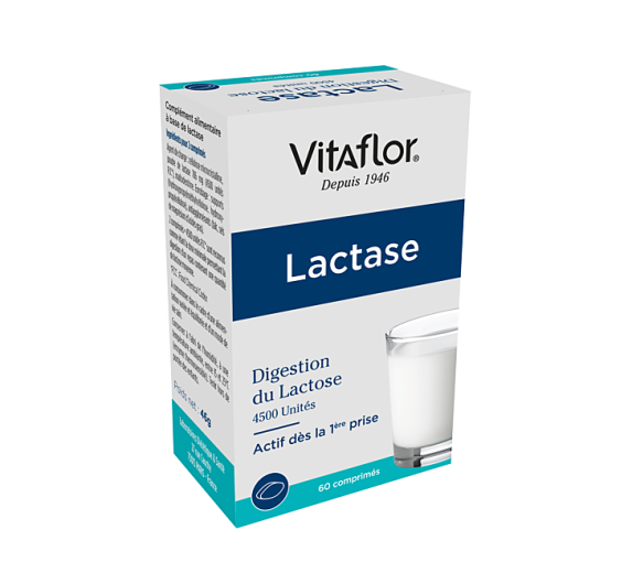 Lactase Vitaflor - 60 Tabletten Packung