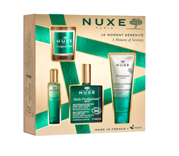 Geschenkset der Momente der Gelassenheit Nuxe - Set mit 4 Produkten