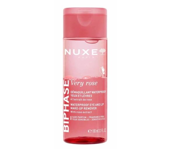 Very rose Augen-Make-up-Entferner wasserfest Nuxe - Flasche mit 100 ml
