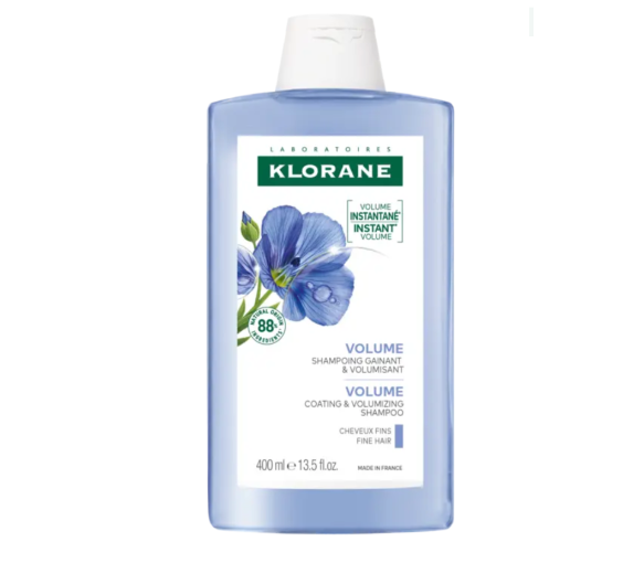 Shampooing Volumen mit Bio-Leinsamen Klorane - Flasche mit 400 ml - image 1