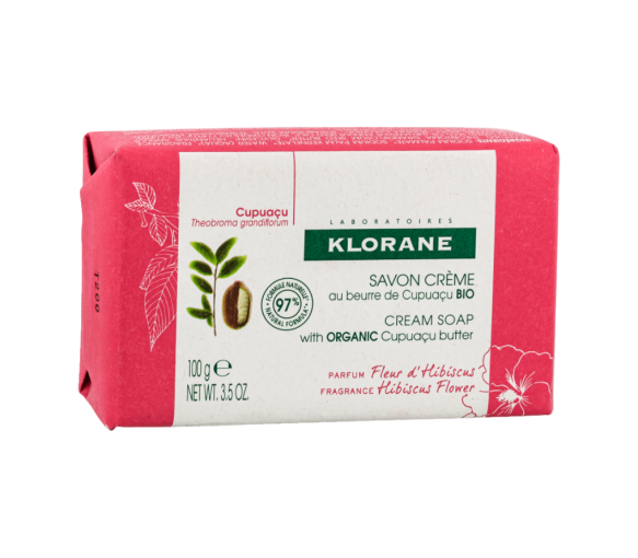 Hibiskusblüten Duftcreme-Seife Klorane - 100g Stück