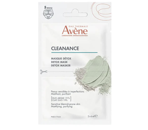 Cleanance Detox-Maske von Avène - 2er-Pack mit 6ml Masken