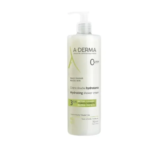 Feuchtigkeitsspendende Duschcreme 3in1 A-Derma - Pumpflasche 750ml
