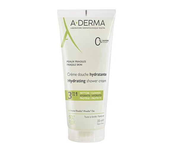 Feuchtigkeitsspendende Duschcreme 3in1 A-Derma - Tube mit 200ml - image 1