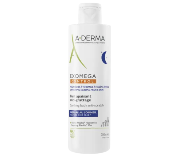 Exomega Control beruhigende Anti-Juckreiz-Bad A-Derma - Flasche mit 200 ml