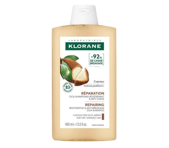 Shampoo mit Cupuaçu zur Reparatur von sehr trockenem und geschädigtem Haar Klorane - Flasche mit 400ml