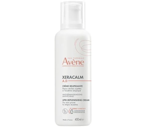 XeraCalm A.D rückfettende Creme Avène - Pumpflasche mit 400 ml