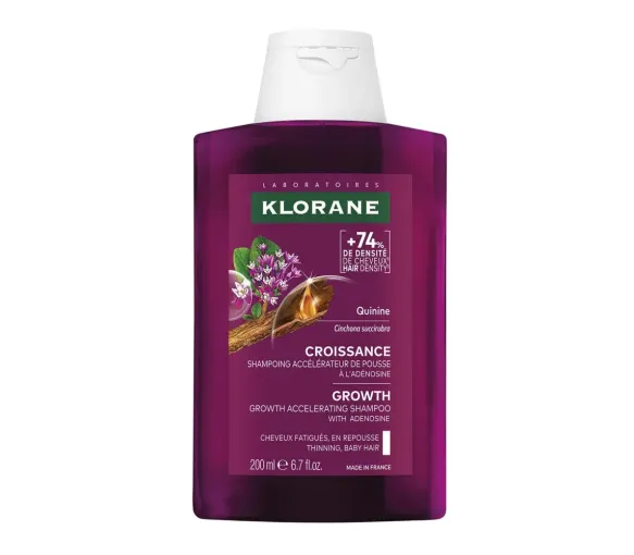 Quinine Wachstum Shampoo Wachstumsbeschleuniger Klorane - Flasche 200ml - image 1