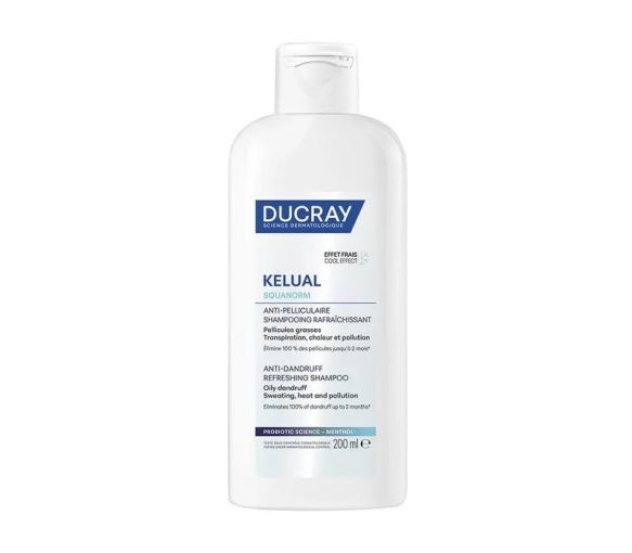 Kelual Squanorm Anti-Schuppen Shampoo erfrischend Ducray - Flasche 200ml - image 1