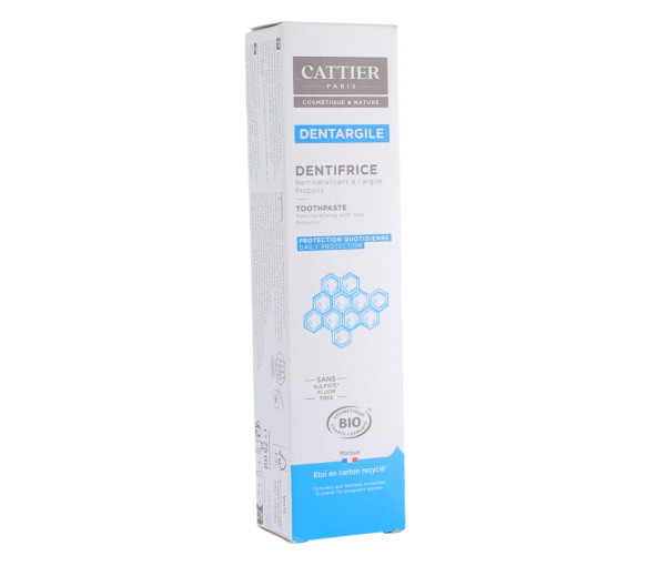 Dentargile remineralisierende Zahnpasta mit Tonerde und Bio-Propolis Cattier - Tube 75ml - image 1