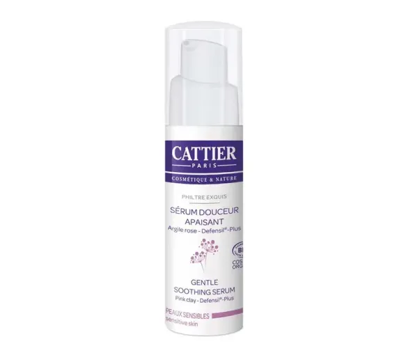 Bio Cattier beruhigendes Sanftheitsserum - Pumpflasche mit 30 ml