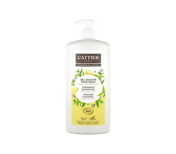 Duschgel Frische Verbene Citrus Bio Cattier - Pumpflasche 1L