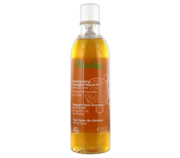 Bio-Shampoo für häufiges Waschen von Melvita - Flasche mit 200 ml