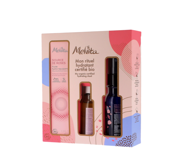 Mein zertifiziertes BIO-Hydrationsritual von Melvita - Set mit 3 Produkten - image 1